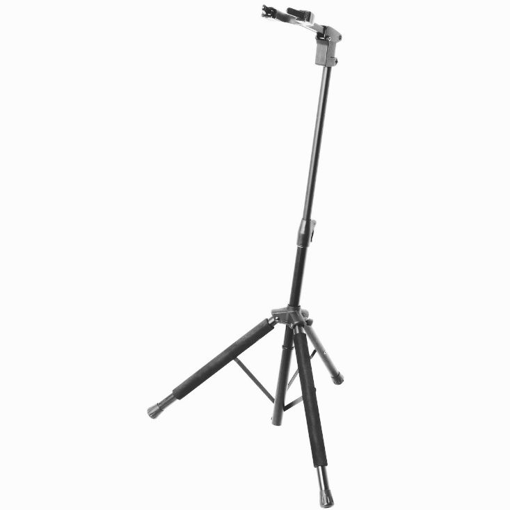 ONSTAGE GS8200 - проф.стойка для гитары Hang-It™ ProGrip , усиленная с автофиксатором, черная
