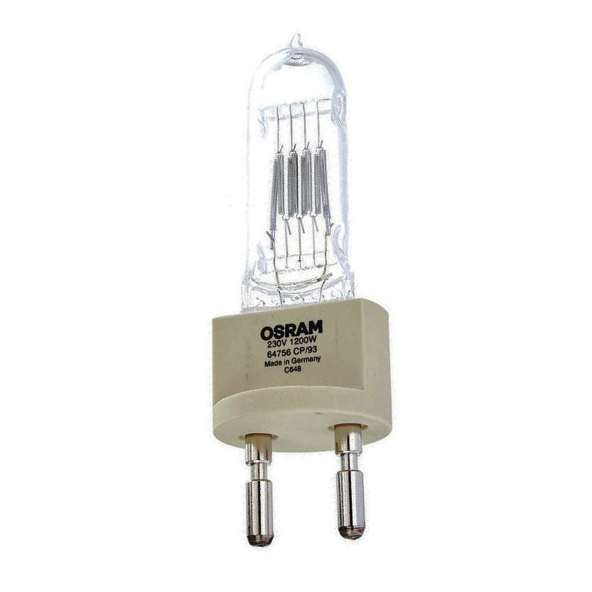 OSRAM 64756/CP93 - лампа галоген. 230 В/1200 Вт, G22 , ресурс 200 часов