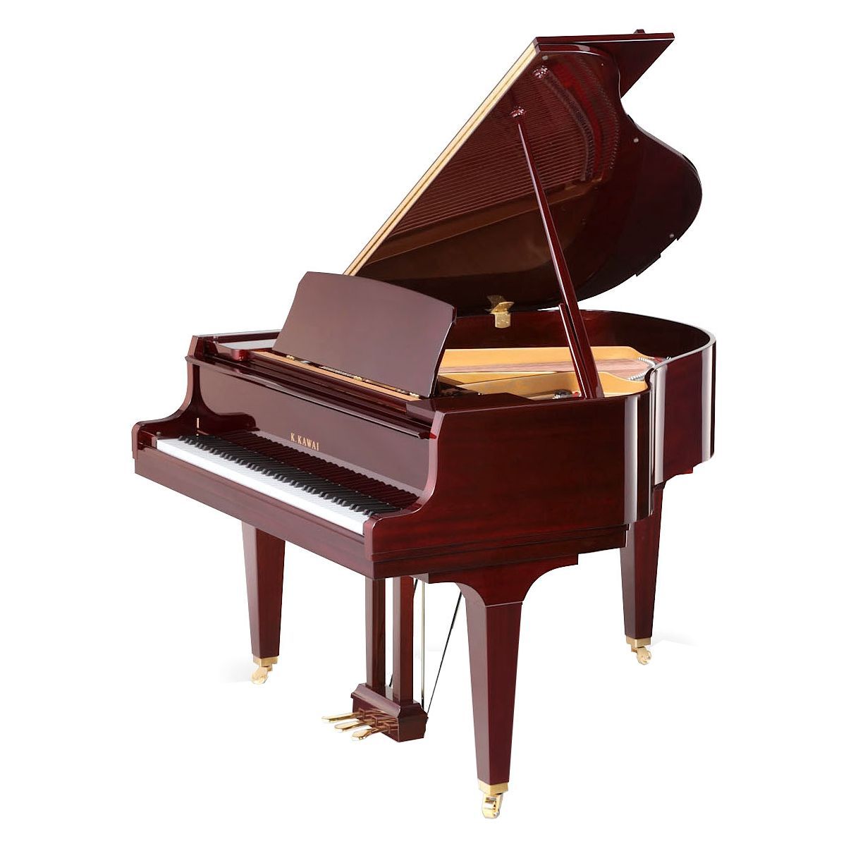 KAWAI GL-10 MH/MP - рояль, 153х150х102, 282 кг., красное дерево полиров., механизм Millennium III.