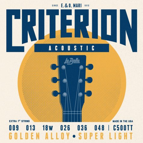 C500TT Criterion Комплект струн для акустической гитары, бронза 80/20, 9-48, La Bella