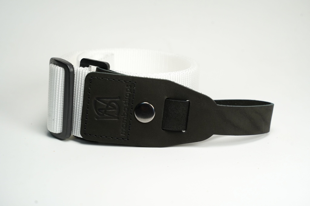 MB5072-067 Ремень для гитары, нейлоновый, белый, Mamba straps