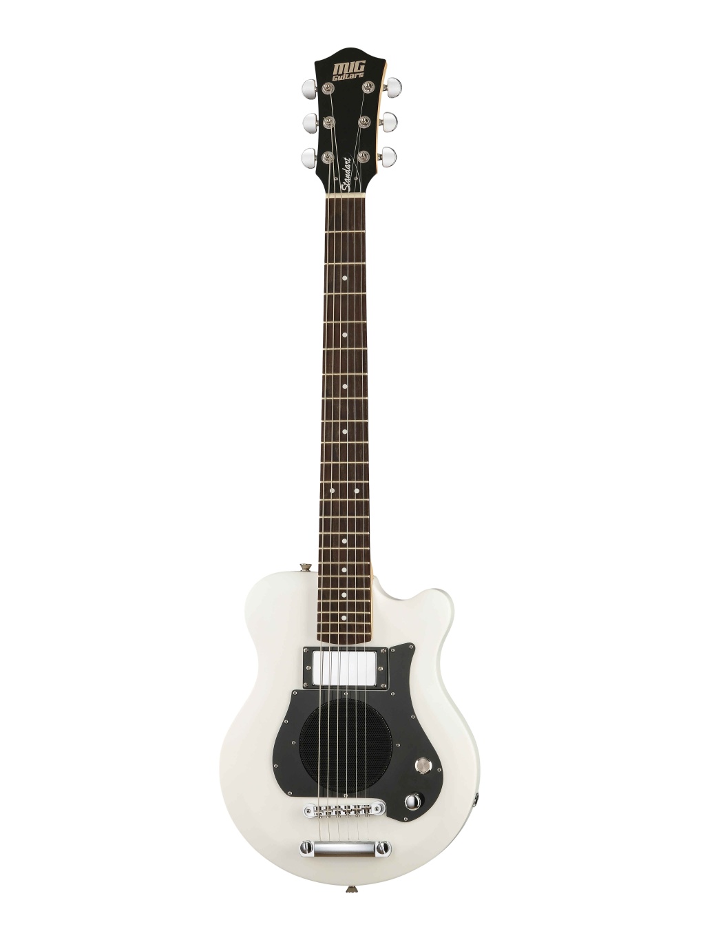 LTG1-WH24 LTG1 Тревел электрогитара, белая, MIG Guitars