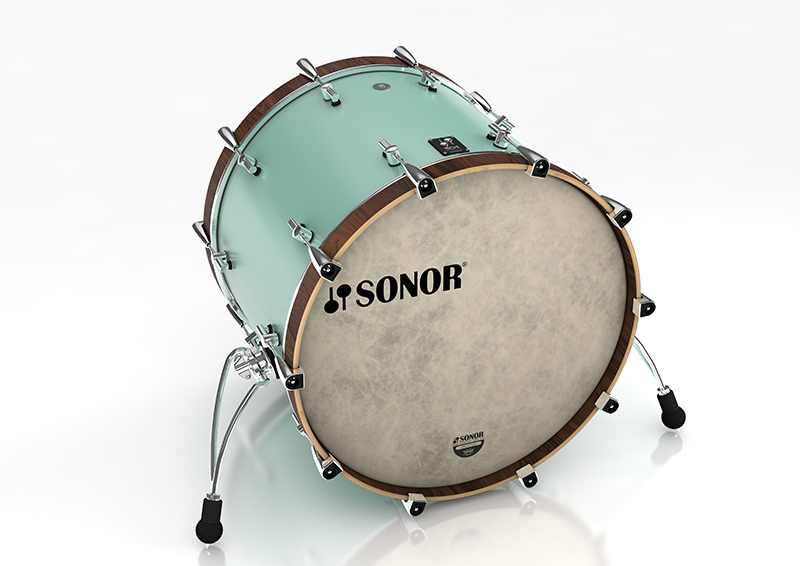 16122237 SQ1 2217 BD NM 17337 Бас-барабан 22" x 17", без кронштейна, синий, Sonor