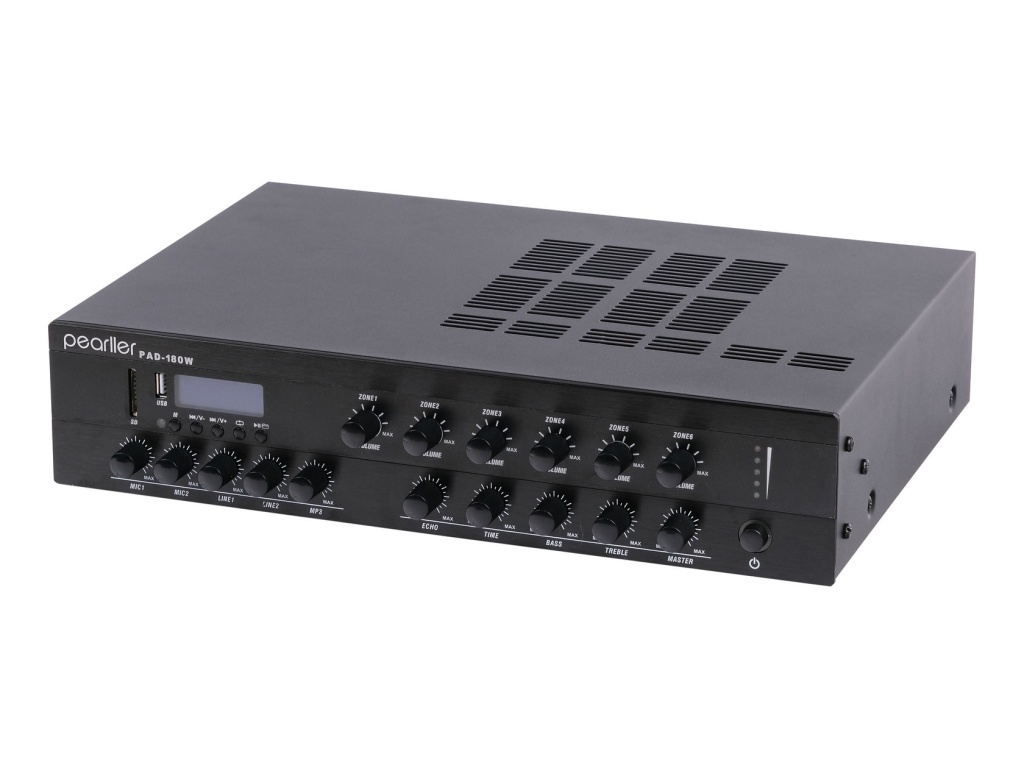 PA-180D Усилитель мощности трансляционный, 180Вт, Pearller