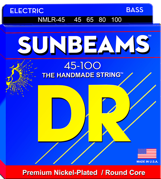 NMLR-45 SUNBEAMS Комплект струн для бас-гитары, 45-100, DR