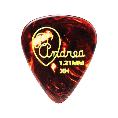 TPG351.121XH Shell Celluloid Медиаторы, 12шт, целлулоид, 1,21мм, D'Andrea