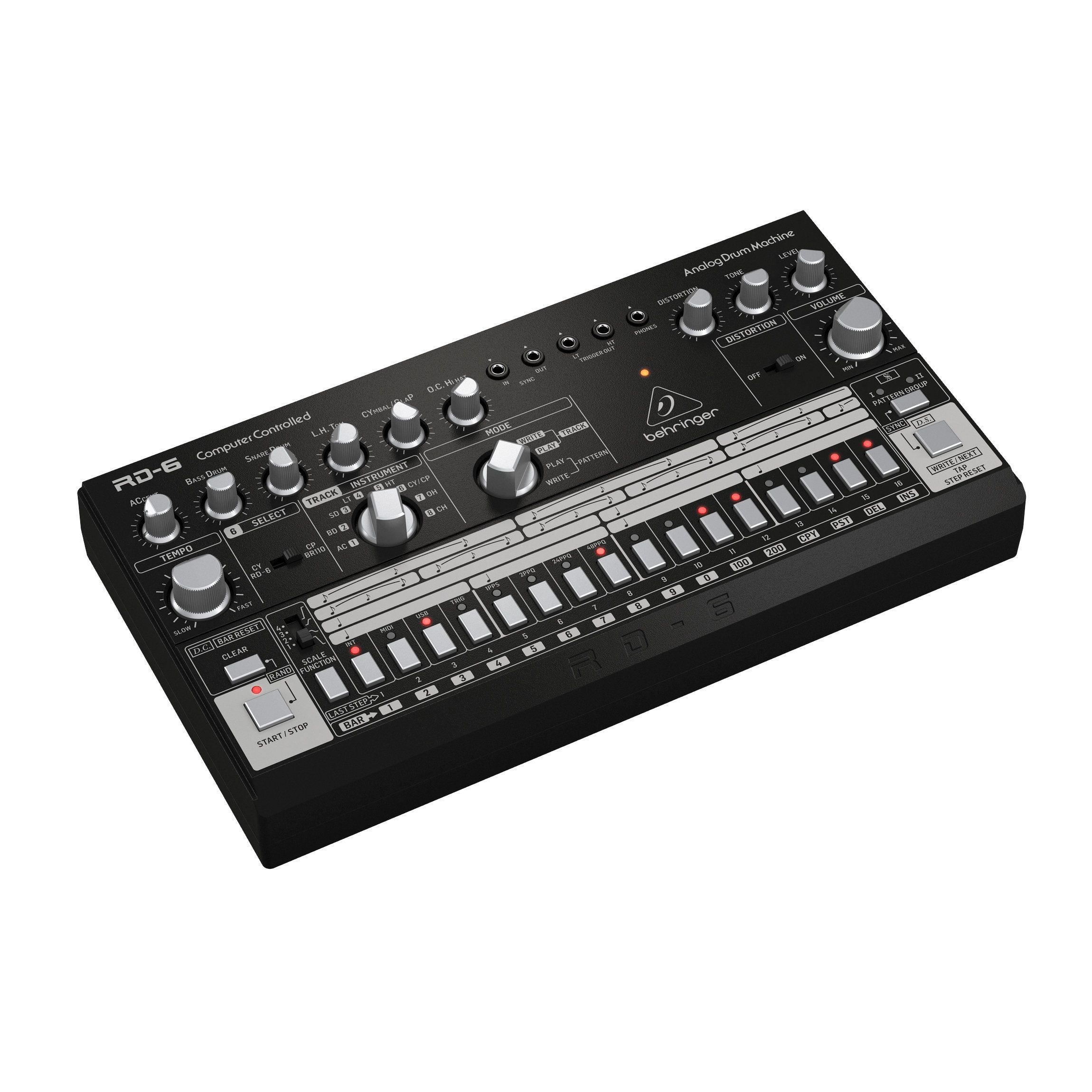 BEHRINGER RD-6-BK - аналоговая драм-машина на основе легендарной TR-606