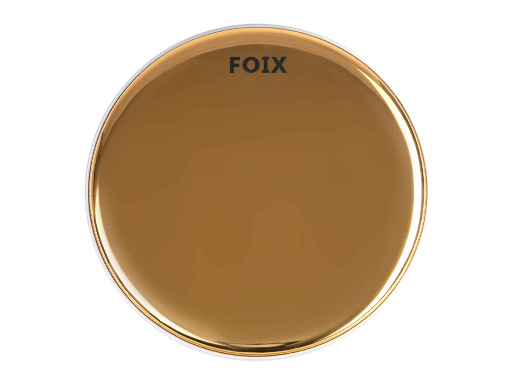 FDH-188GD-16 Пластик для малого и том барабана 16", золотистый, Foix