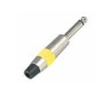 6NP Разъем на кабель 1/4” Male (6,35мм), моно, Leem
