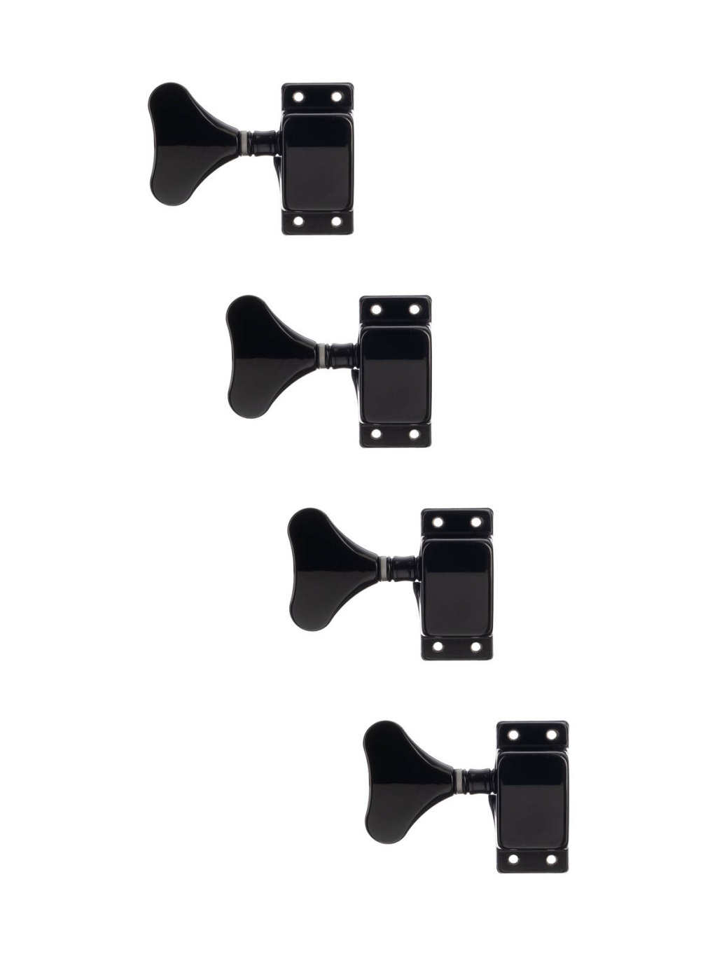 JB-150-4L-BK Колки для бас-гитары 4л, черные, Paxphil