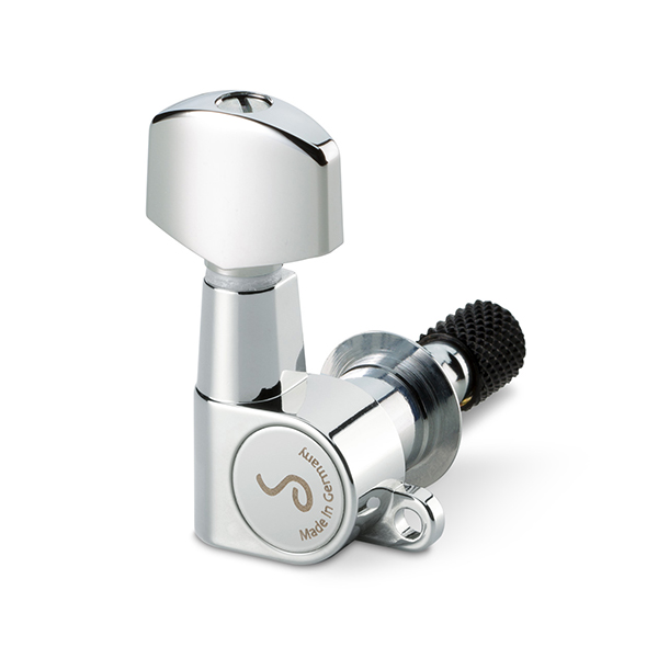 10040220.01.55 M6 Mini Toplocking Комплект одиночной колковой механики, 6 левых, мал.,хром, Schaller