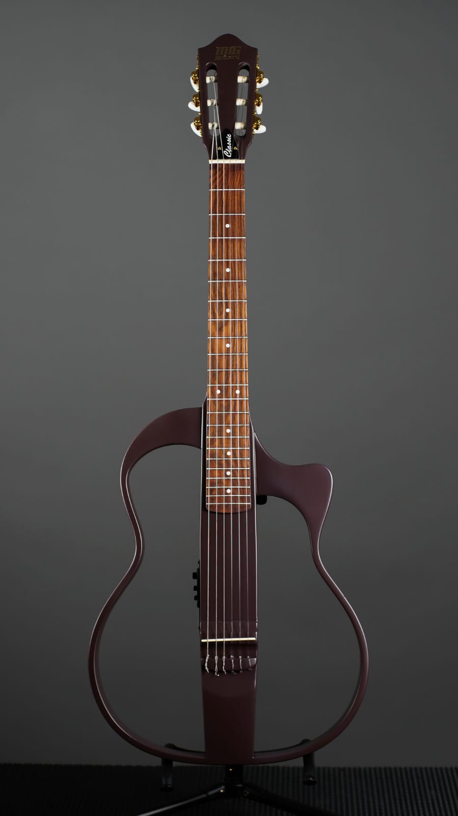 SG5-SN24 SG5 Сайлент-гитара, темно-коричневая, MIG Guitars