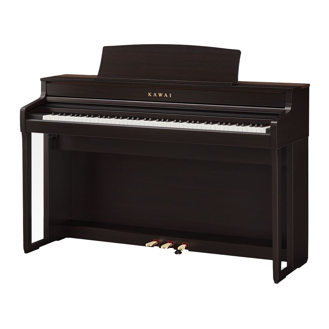 KAWAI CA501 PR - цифровое пианино, 88 клавиш, банкетка, механика Grand Feel Compact, цвет палисандр