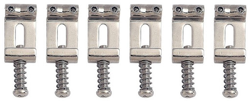 S108-N Комплект седел для бриджа, сталь, никель, Gotoh