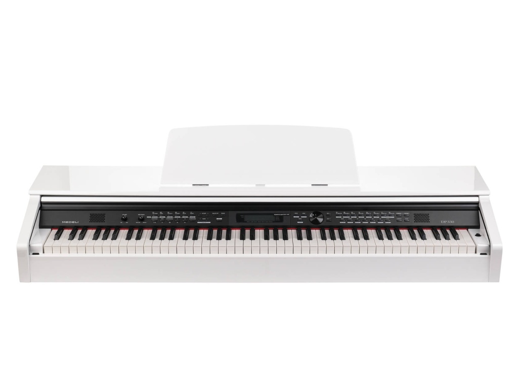 DP330-GW Цифровое пианино, белое глянцевое, Medeli
