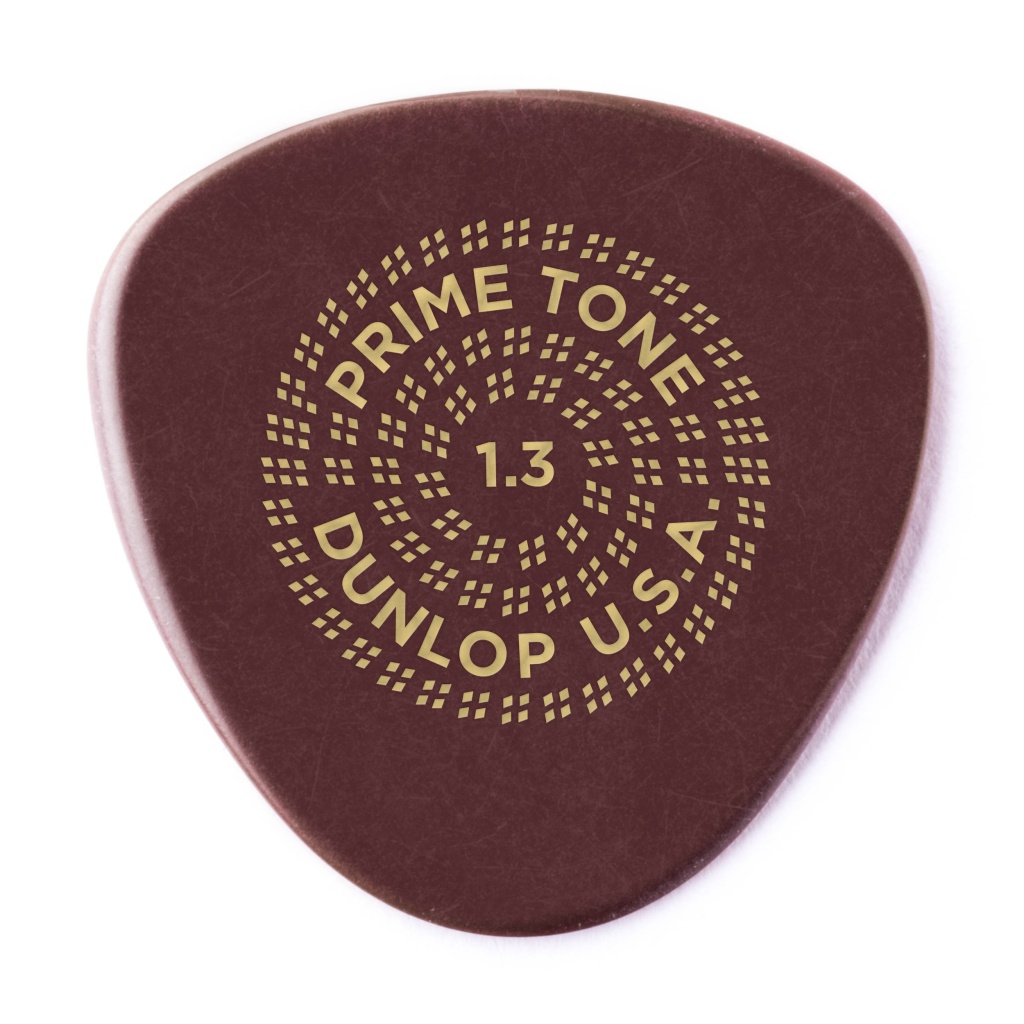515P1.3 Primetone Медиаторы 3шт, толщина 1,3мм, полукруглые, Dunlop