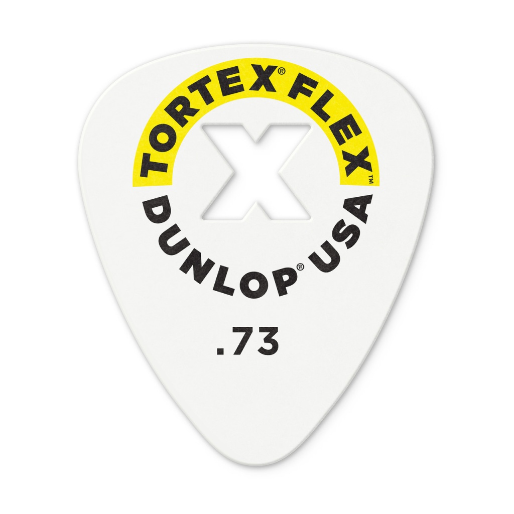 428XR.73 Tortex Flex X Медиаторы, 72шт, толщина 0,73мм, Dunlop