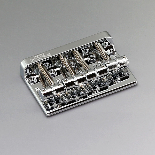 201B-4-C Бридж (струнодержатель) для бас-гитары, хром, Gotoh
