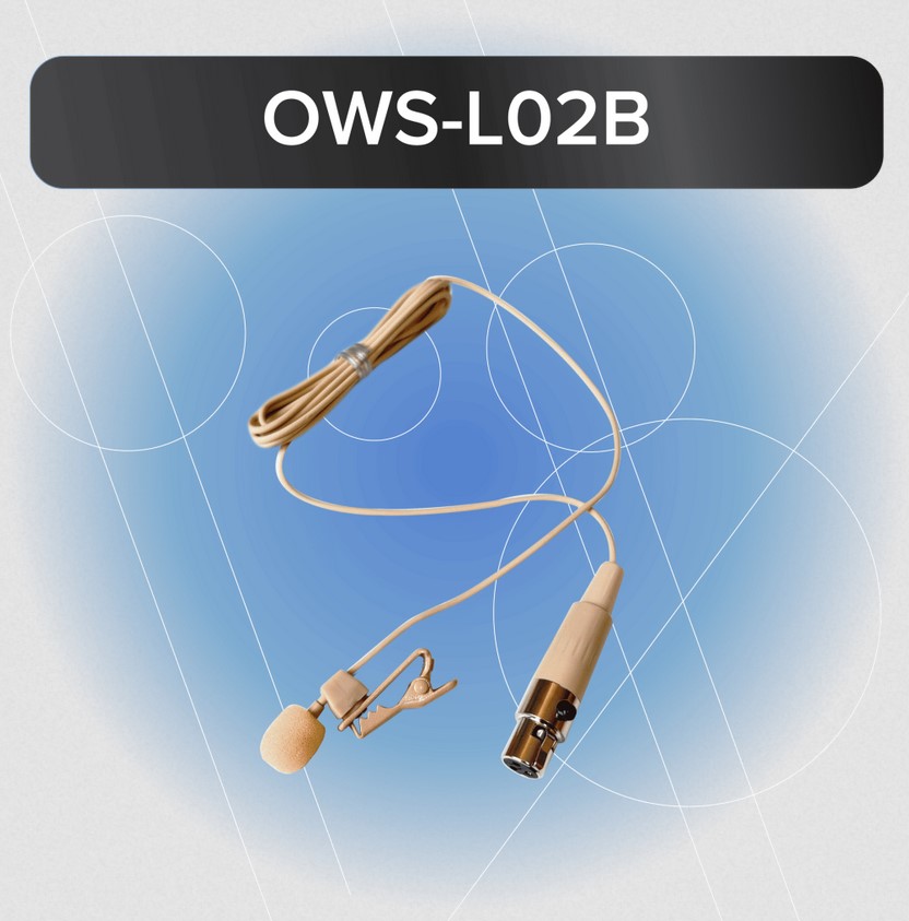 OWS-L02B Петличный микрофон, бежевый, Октава