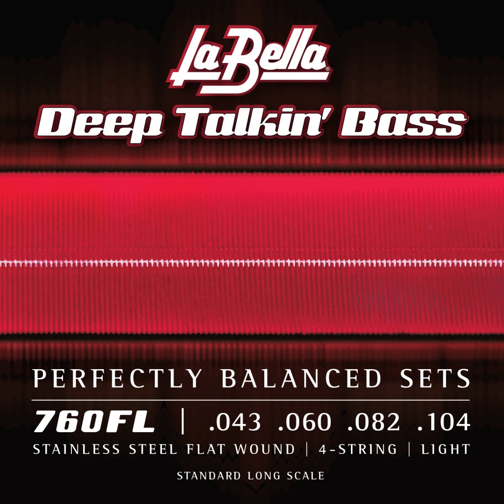 760FL Deep Talkin' Bass Комплект струн для бас-гитары, Light, 43-104, La Bella