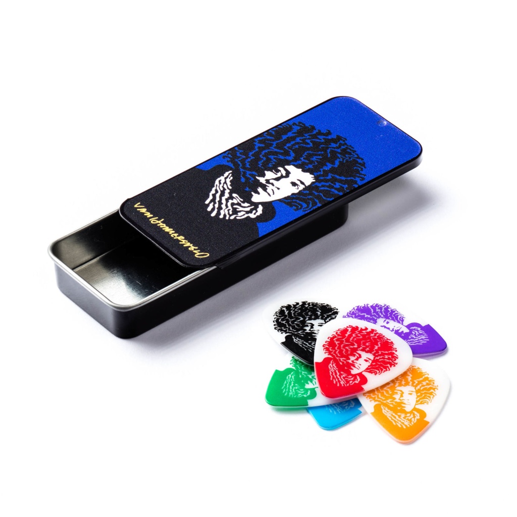JVHPT03M John Van Hamersveld Jimi Медиаторы 6шт, средние, в коробочке, Dunlop