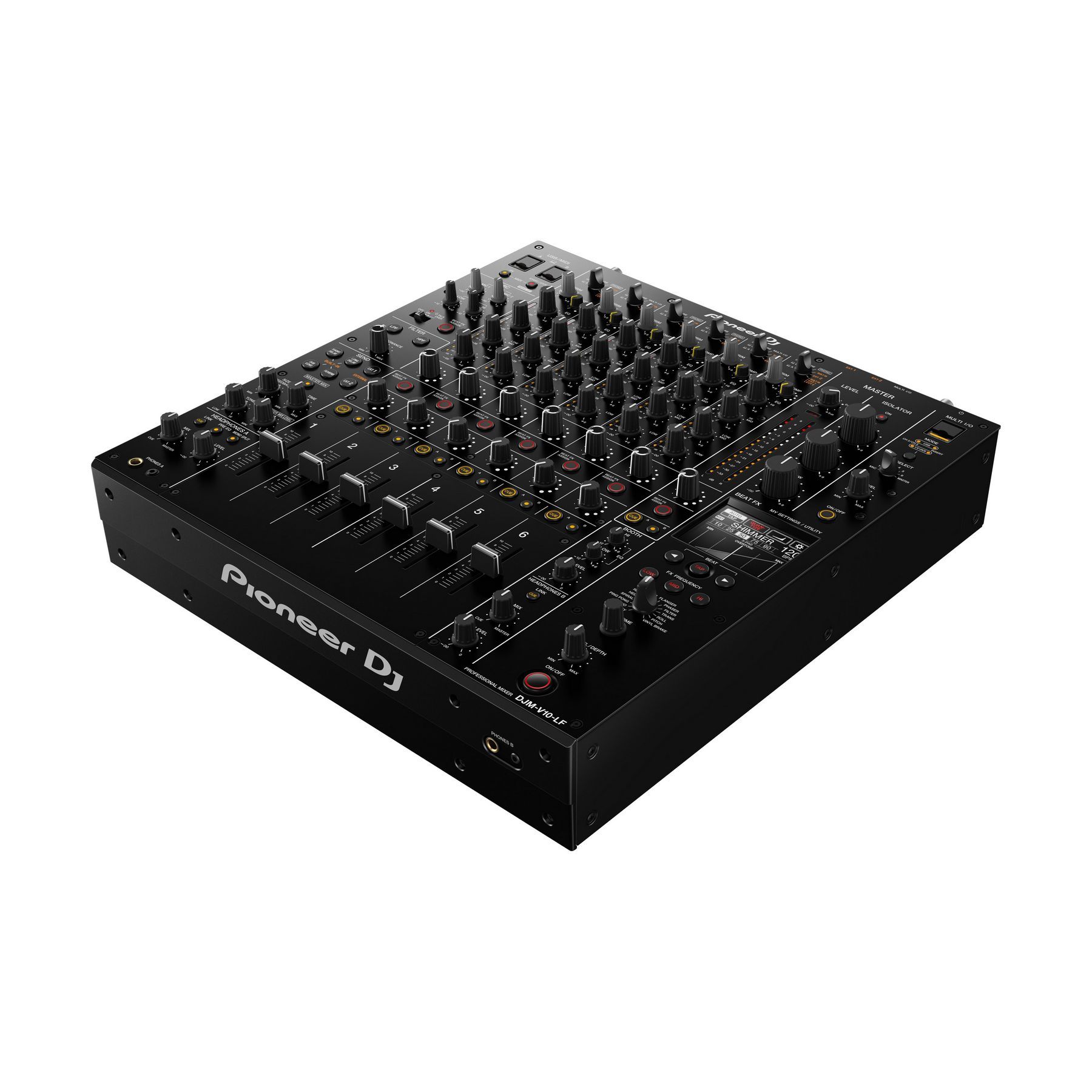 PIONEER DJM-V10-LF - Профессиональный 6-канальный DJ-микшер с длинными фейдерами