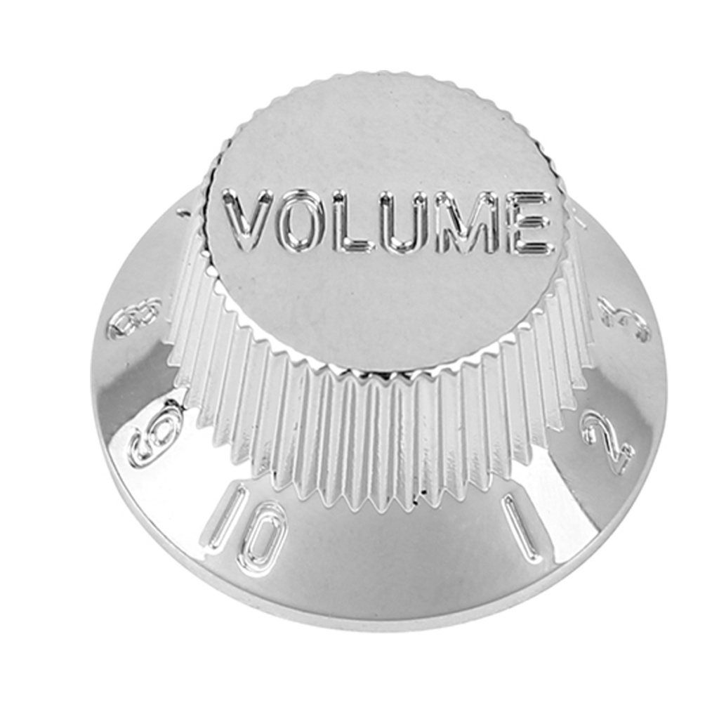 MX0619 Ручка потенциометра Strat Style, Volume, метрическая, хром, Musiclily
