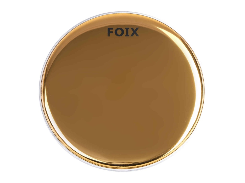 FDH-188GD-14 Пластик для малого и том барабана 14", золотистый, Foix