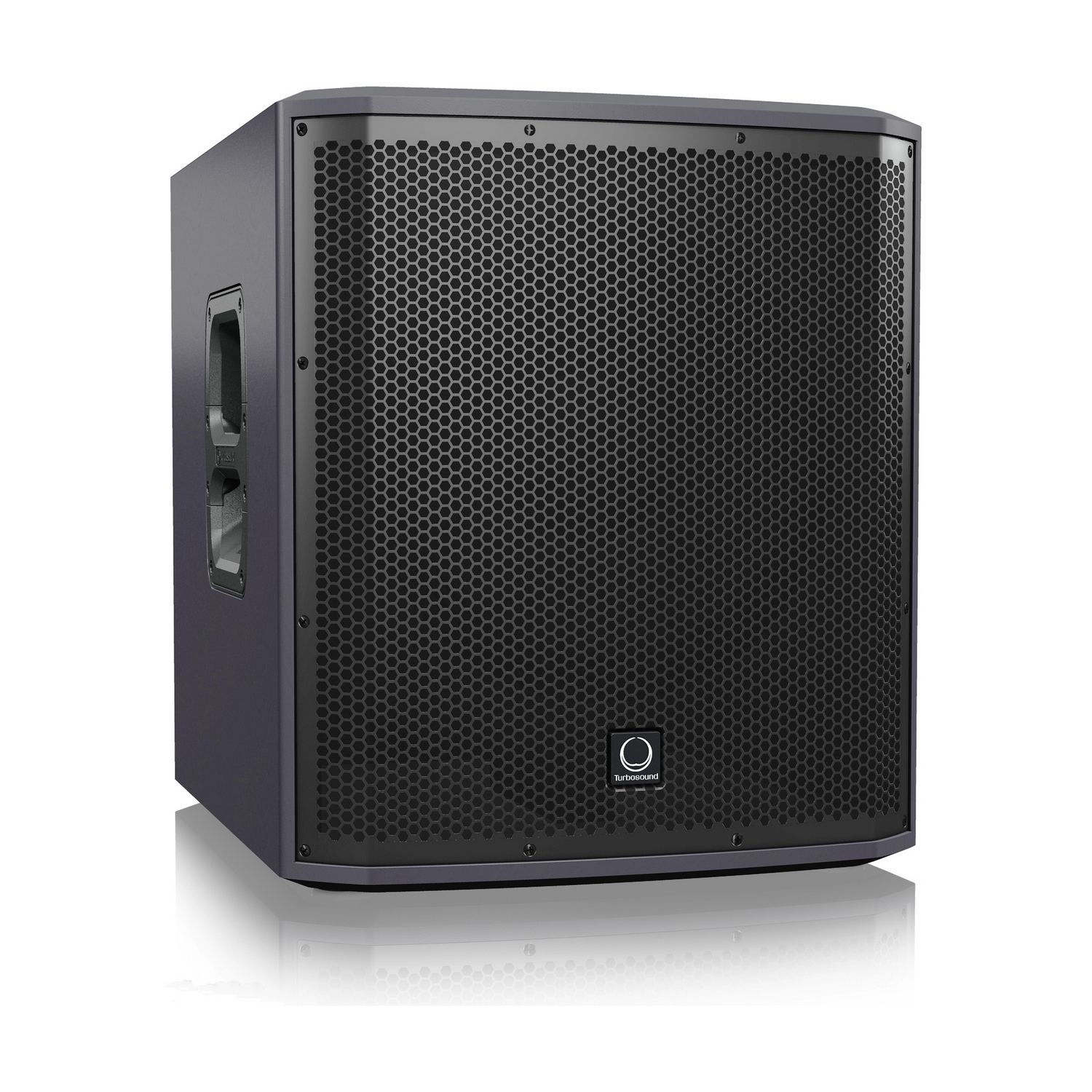 TURBOSOUND IP12B - активный сабвуфер 600Вт 12' с 2х250Вт/4Ом,DSP 'KLARK TEKNIK'