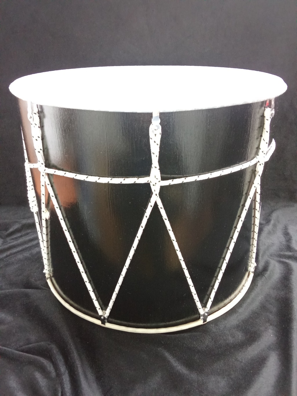 MZ-B14-LbKL Барабан кавказский 14", лак черный, с чехлом, MEZZO
