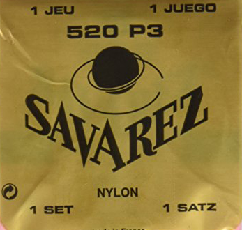 520P3 Carte Rouge Комплект струн для классической гитары, посеребренные, Savarez