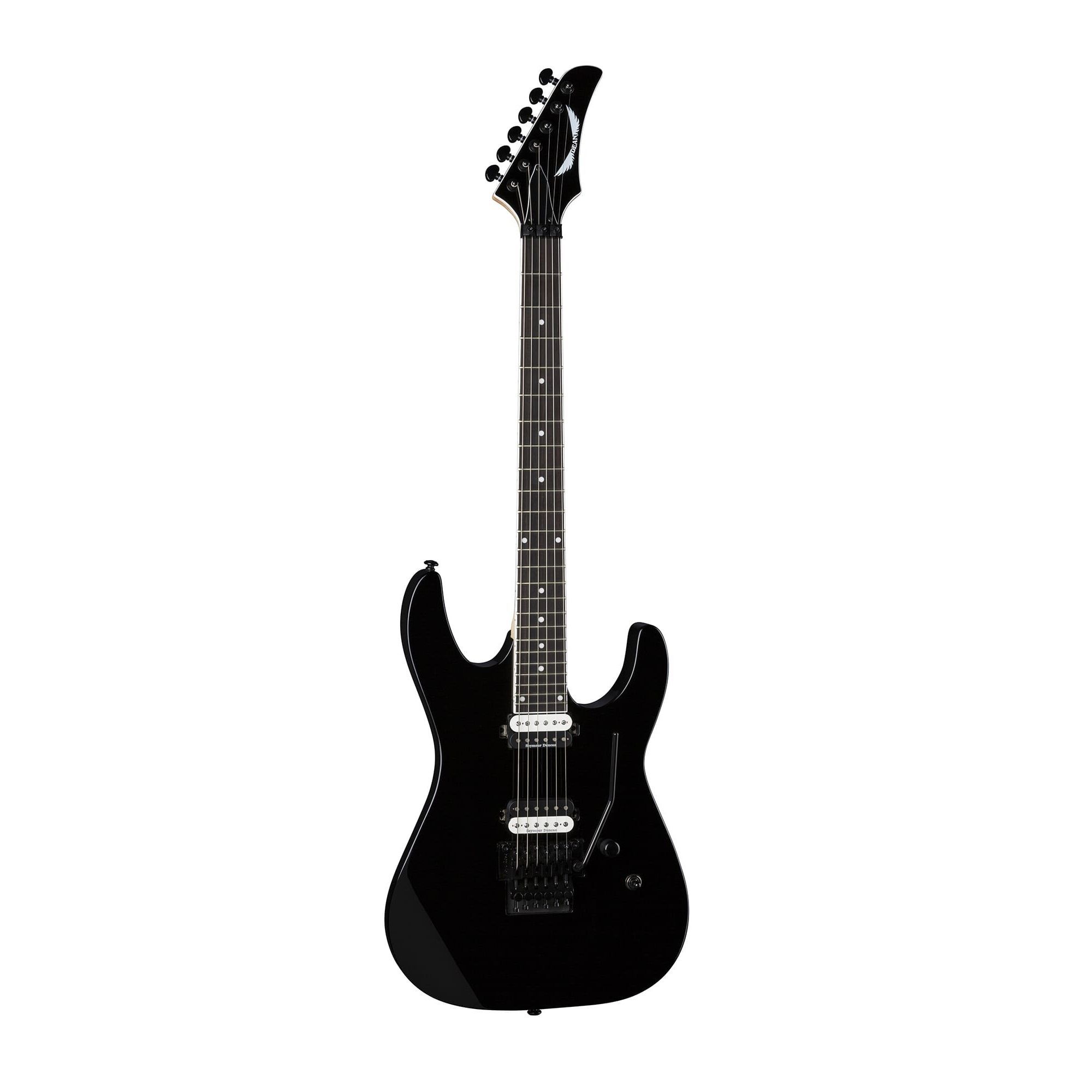 DEAN MD24 F CBK - электрогитара, floyd rose, H+H, 24 лада, махагон, цвет: черный (ИНДОНЕЗИЯ)