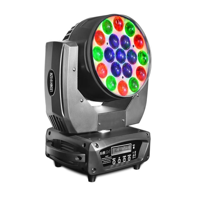 INVOLIGHT LEDMH1915ZW - голова вращения (WASH), LED 19x 15 Вт RGBW, DMX-512