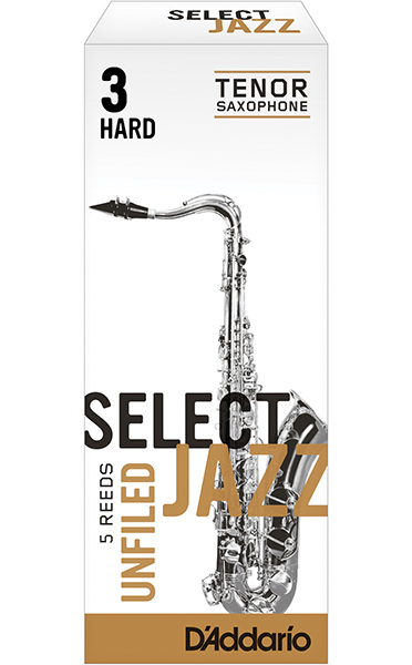 RRS05TSX3H Select Jazz Unfiled Трости для саксофона тенор, размер 3.0, жесткие (Hard), 5шт, Rico