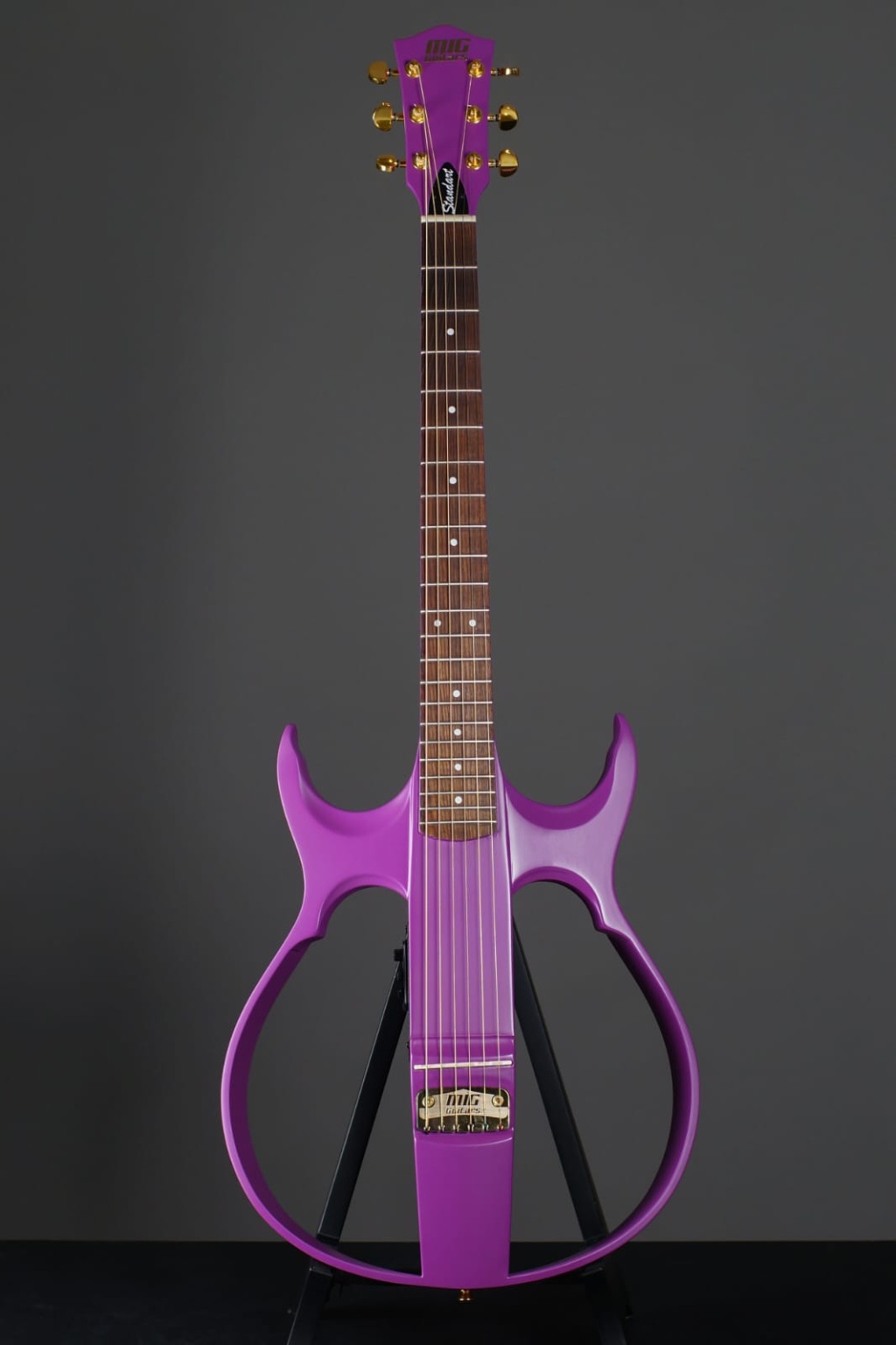 SG1P23 SG1 Сайлент-гитара, розовая, MIG Guitars