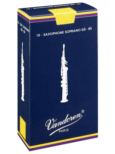 SR201 Трости для саксофона Сопрано Традиционные №1 (10шт), Vandoren