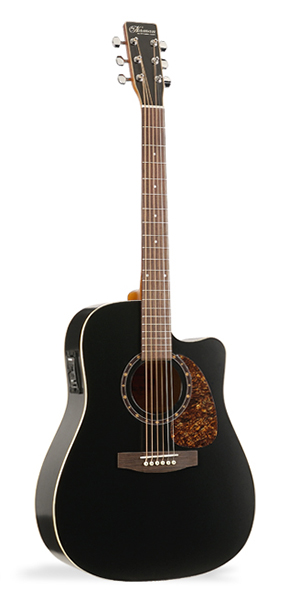 028054 Protege B18 CW Cedar Black Электро-акустическая гитара, Norman