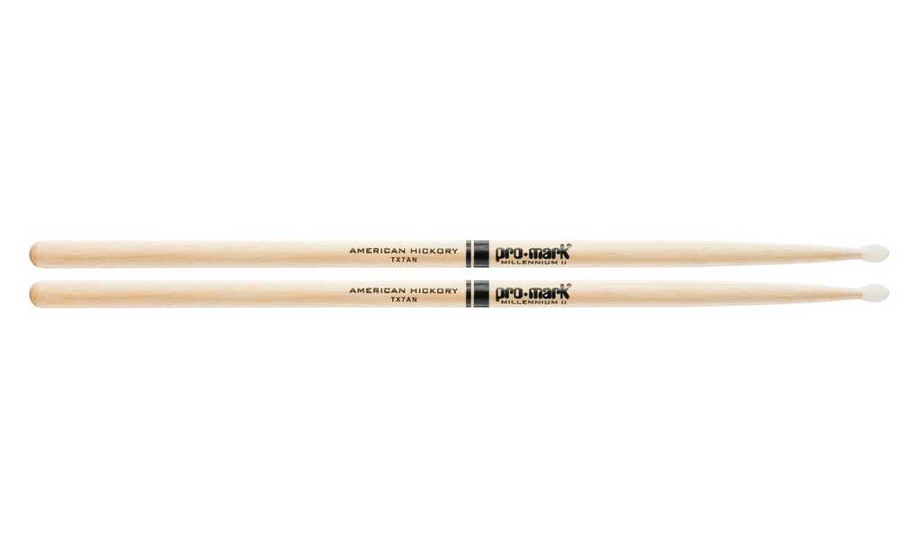 TX7AN 7A Барабанные палочки, орех гикори, нейлоновый наконечник, ProMark