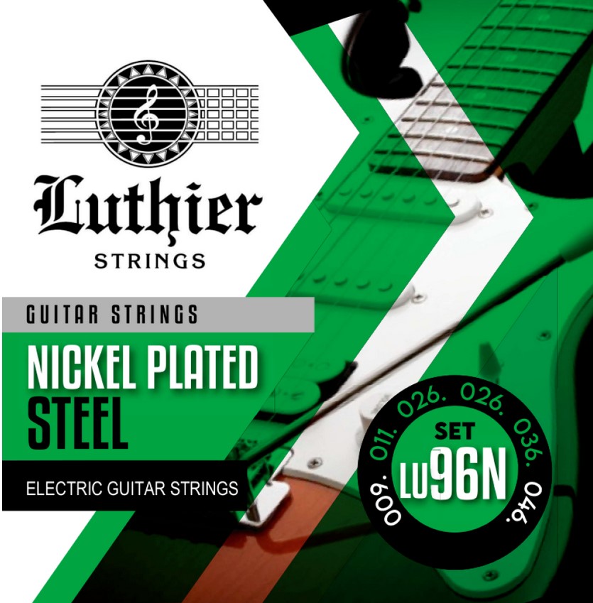 LU-96N Комплект струн для электрогитары, никелированные, 9-46, Luthier