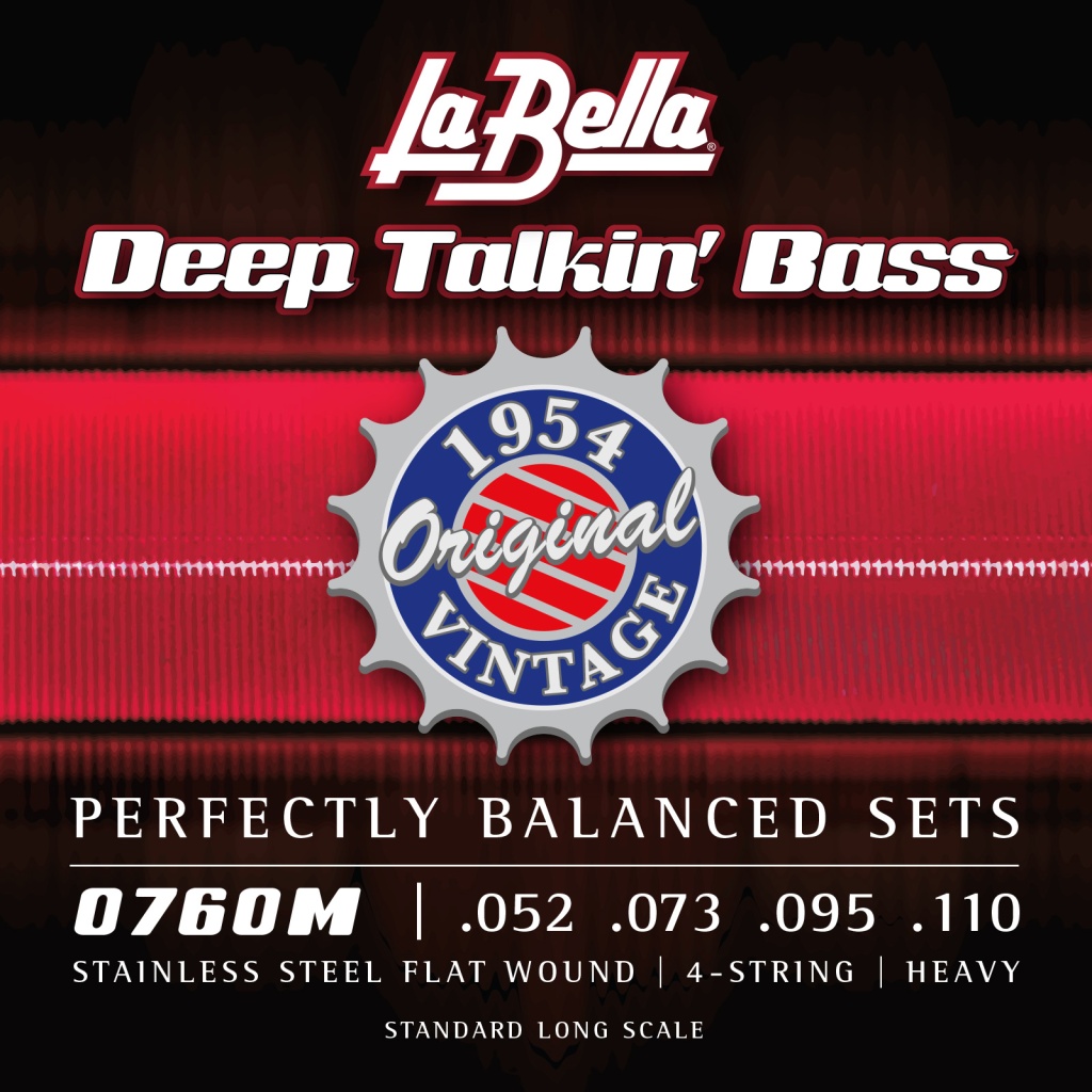 0760M Deep Talkin' Bass Комплект струн для бас-гитары, сталь, 52-110, La Bella