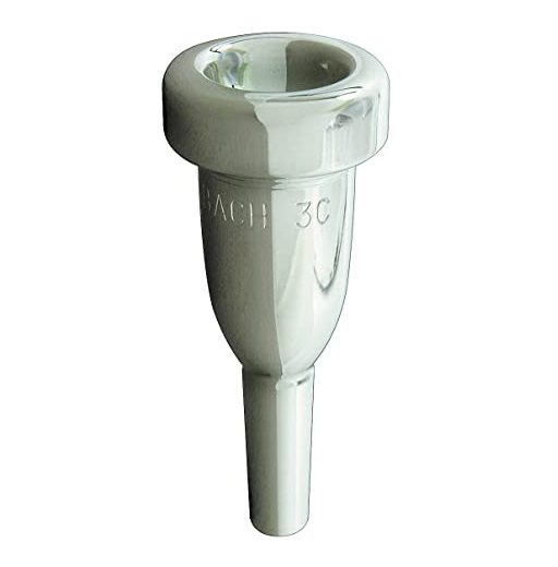 K3493C Megatone Мундштук для корнета, размер 3C, посеребренный, Bach