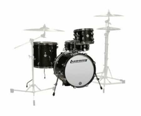 LC179XX016 Breakbeats Questlove Барабанная установка, черная, Ludwig