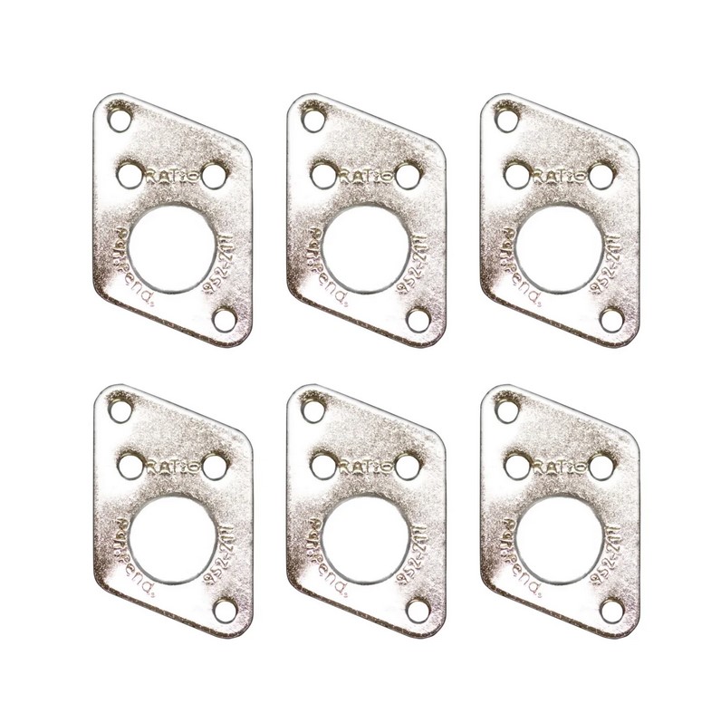 PRT-952-217-C0 Ratio InvisoMatch Пластины для колков, F Style, 6шт, хром, GraphTech