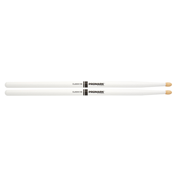 TX5BW-WHITE 5B Барабанные палочки, белые, орех гикори, деревянный наконечник, ProMark