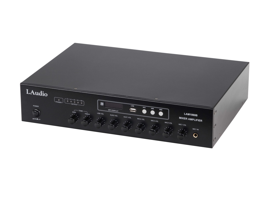 LAM1060B Усилитель мощности трансляционный, 60Вт, LAudio