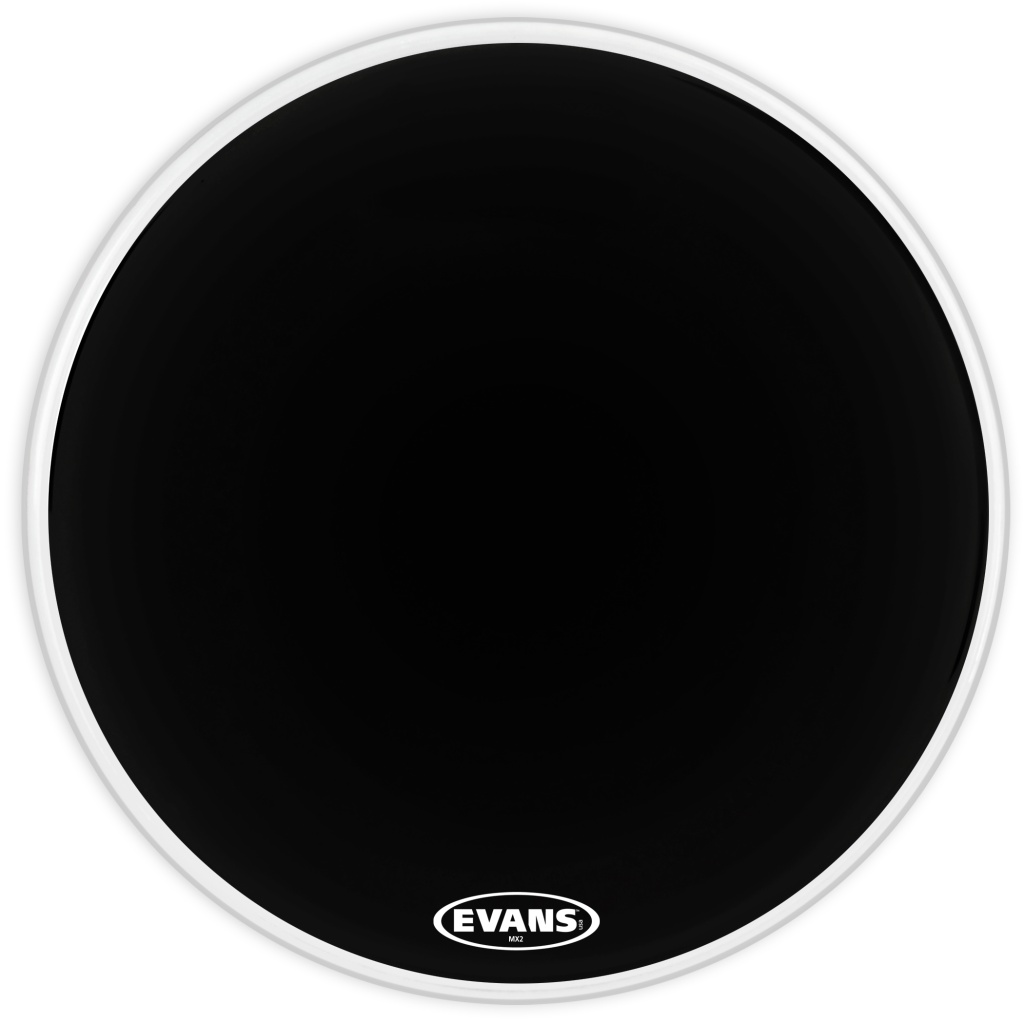 BD22MX2B MX2 Black Пластик для маршевого бас-барабана 22", Evans