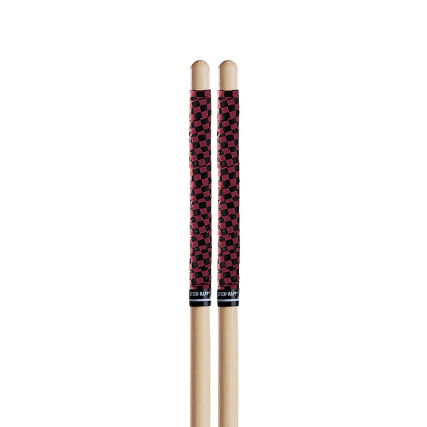 SRCR Stick Rapp Лента для барабанных палочек, черная/красная клетка, D'Addario