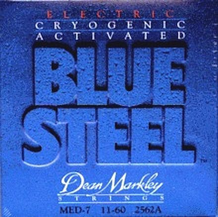 DEAN MARKLEY 2562A Blue Steel - струны для 7-стр. электрогитары,(8% никел. покрытие,заморозка) 11-6