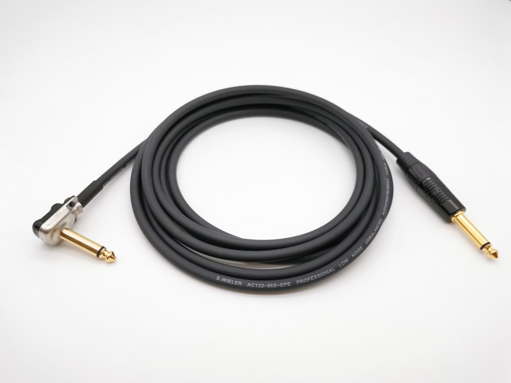 E59-JR-J-0500-0 Кабель инструментальный, 5м, прямой/угловой, ZZcable