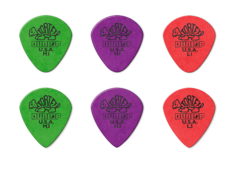 4720 Tortex Jazz Коробка медиаторов 216шт, 3 толщины, 2 формы, Dunlop